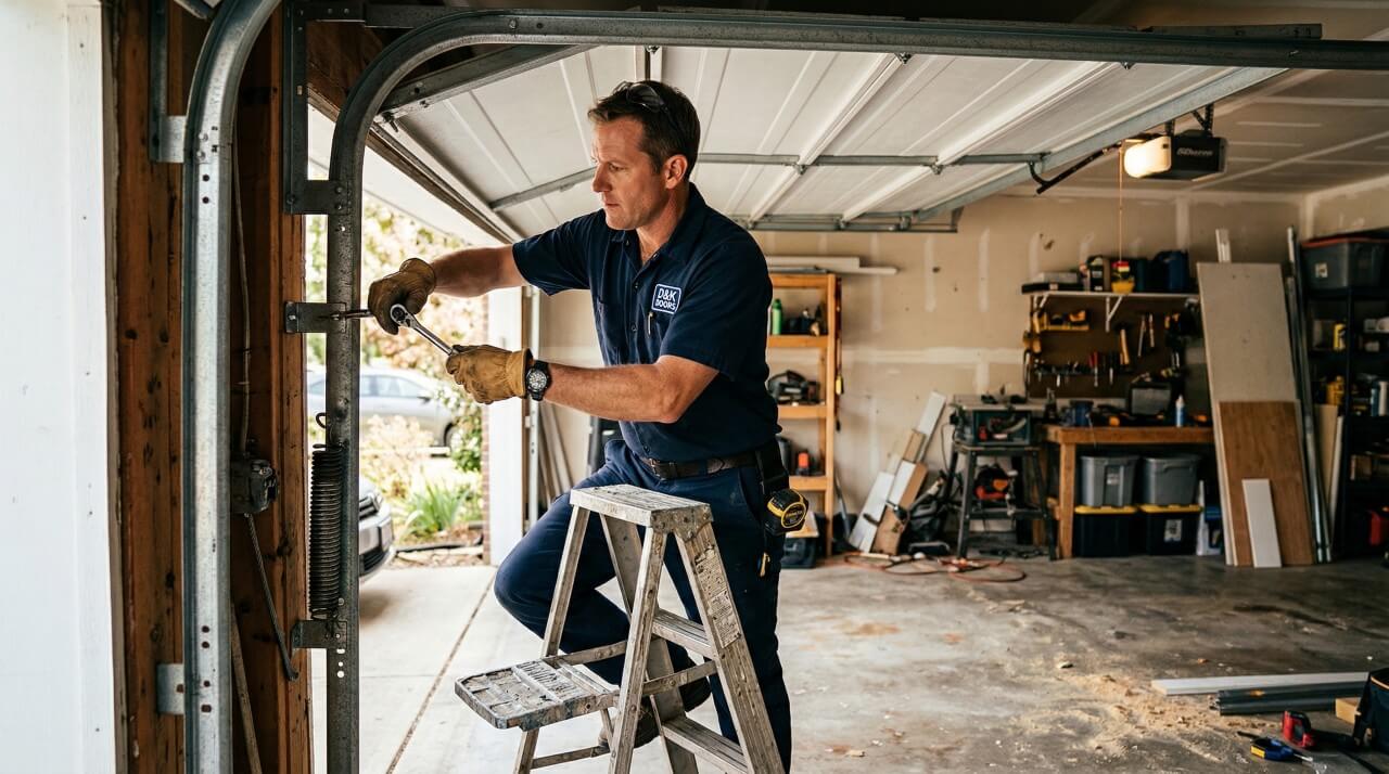 Garage door business retention software