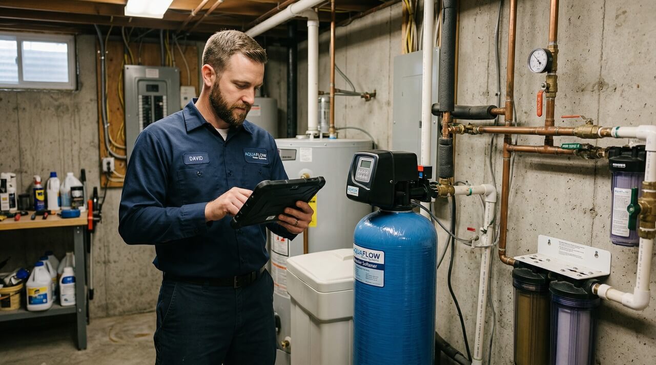 Water treatment reputation management software